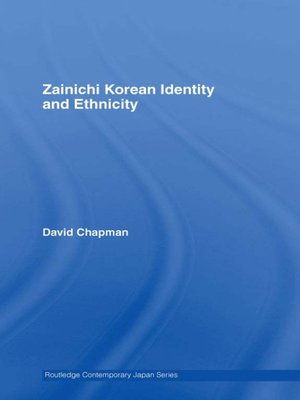 cover image of Zainichi Korean Identity and Ethnicity